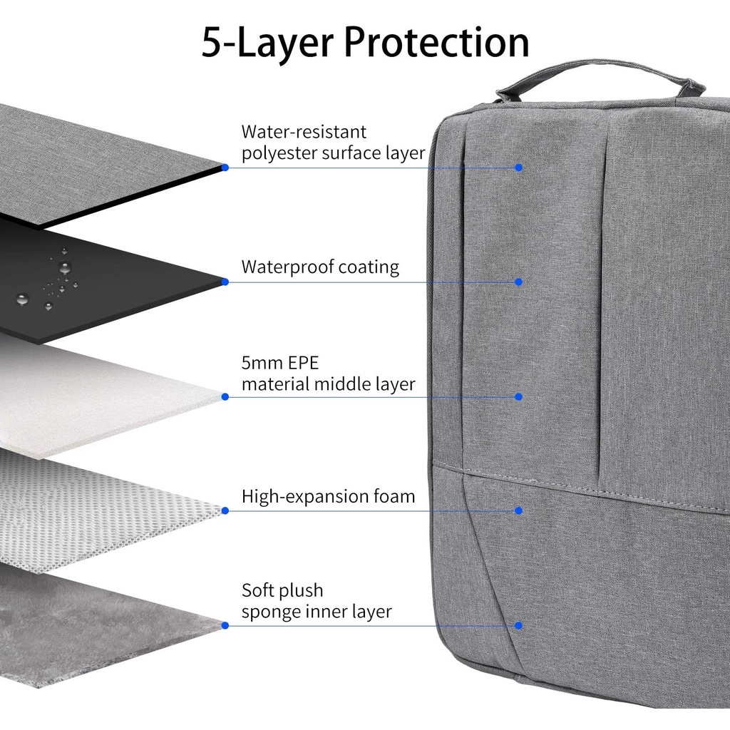 Túi Đựng Laptop Di Động Cho Microsoft Surface Laptop1 2 3 4 Surface Laptop Go2 Studio Microsoft 12 13.3 14 / 15.6 Inch