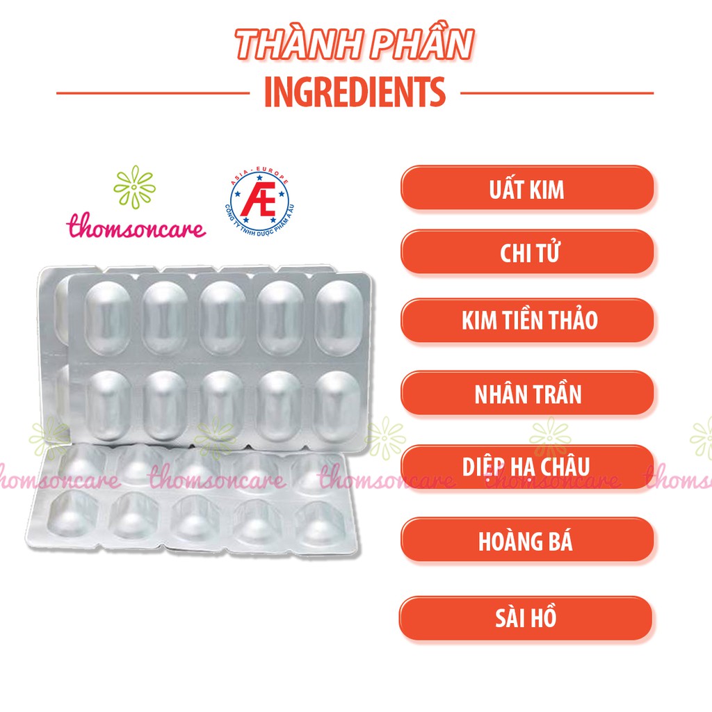 Kim đởm khang - Mua 6 tặng 1 bằng tem tích điểm - hỗ trợ giảm sỏi gan, mật, tán sỏi từ Kim tiền thảo, diệp hạ châu