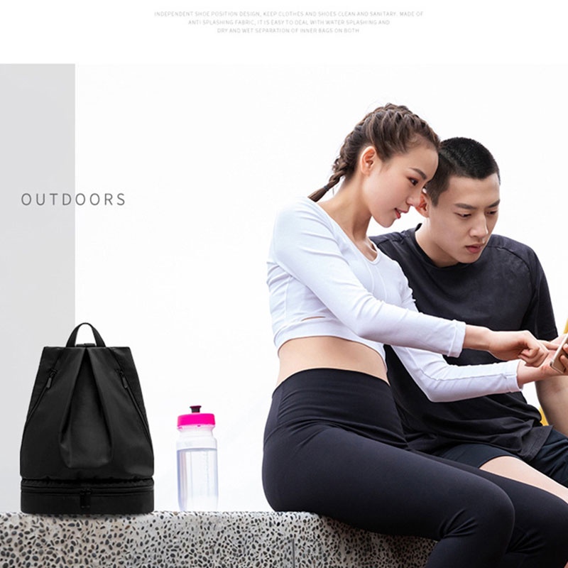 Balo dã ngoại IELGY có ngăn chia đồ khô và ướt dành cho nữ