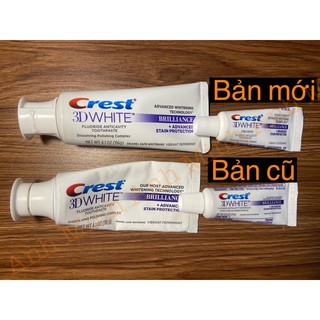 Kem đánh răng Crest 3D White Brilliance (tặng tuýp Crest Mini)
