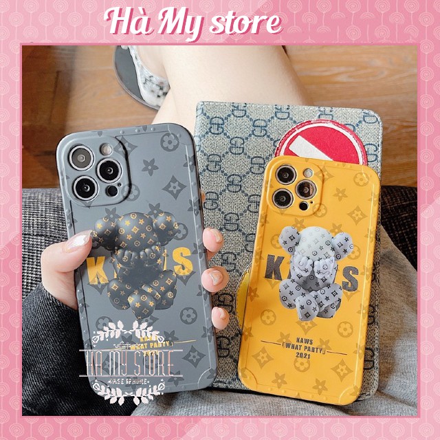[Ốp lưng] ốp lưng điện thoại iphone hình gấu che mặt cho iphone 6/6s/6pl/6spl/7pl/8pl/x/xs/xsm/11/11prx/12/12pro/12prm