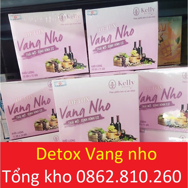 KELLY DETOX TRÀ GIẢM CÂN CÁC VỊ -hàng chuẩn