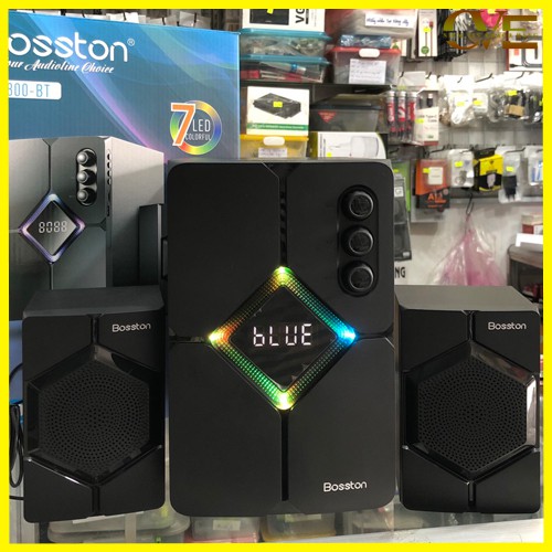 Loa Vi Tính Bluetooth BOSSTON 2.1 T1800 Cao Cấp - Loa Máy Tính PC Để Bàn Nghe Nhạc Chính Hãng | BigBuy360 - bigbuy360.vn