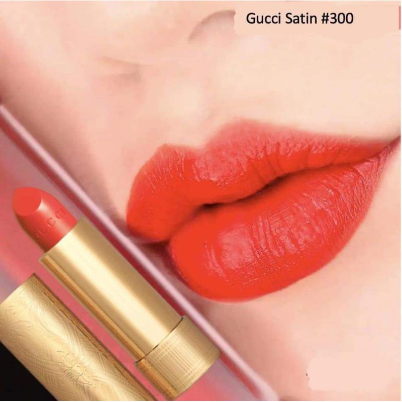 Son Gucci Satin 300 cam đào