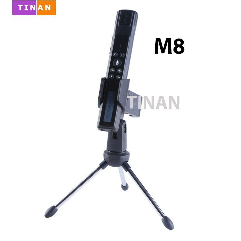 [Mã ELHACE giảm 4% đơn 300K] Micro tụ điện chất lượng cao TINAN M8, USB Hoặc Jack 3.5 Cho PC, Laptop, Máy Tính