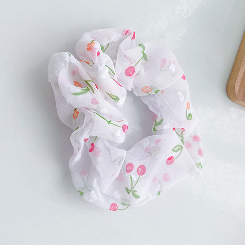 Dây Buộc Tóc Đính Hoa Xinh Xắn Cho Bé Gái