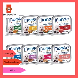 Pate cho chó monge italy - thức ăn ướt cho chó