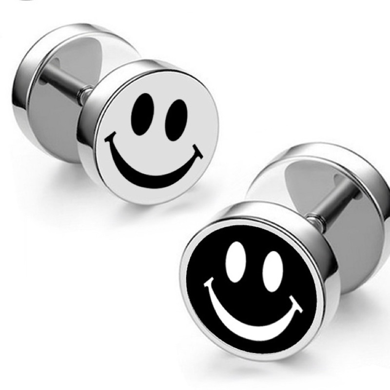 Khuyên tai hình măt cười cho nam và nữ (KT2).