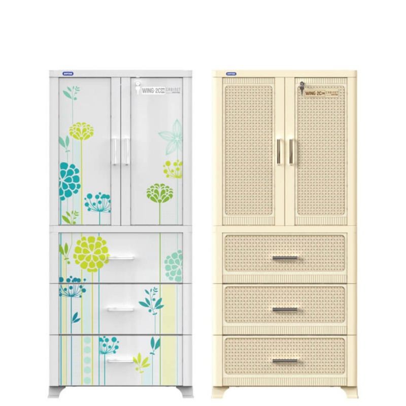 🚀Hoả tốc 3h🚀TỦ NHỰA DUY TÂN WING 2 CÁNH VÀ 3 NGĂN 70*50*160cm