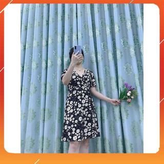 Đầm nữ cổ V dáng xòe cao cấp+++