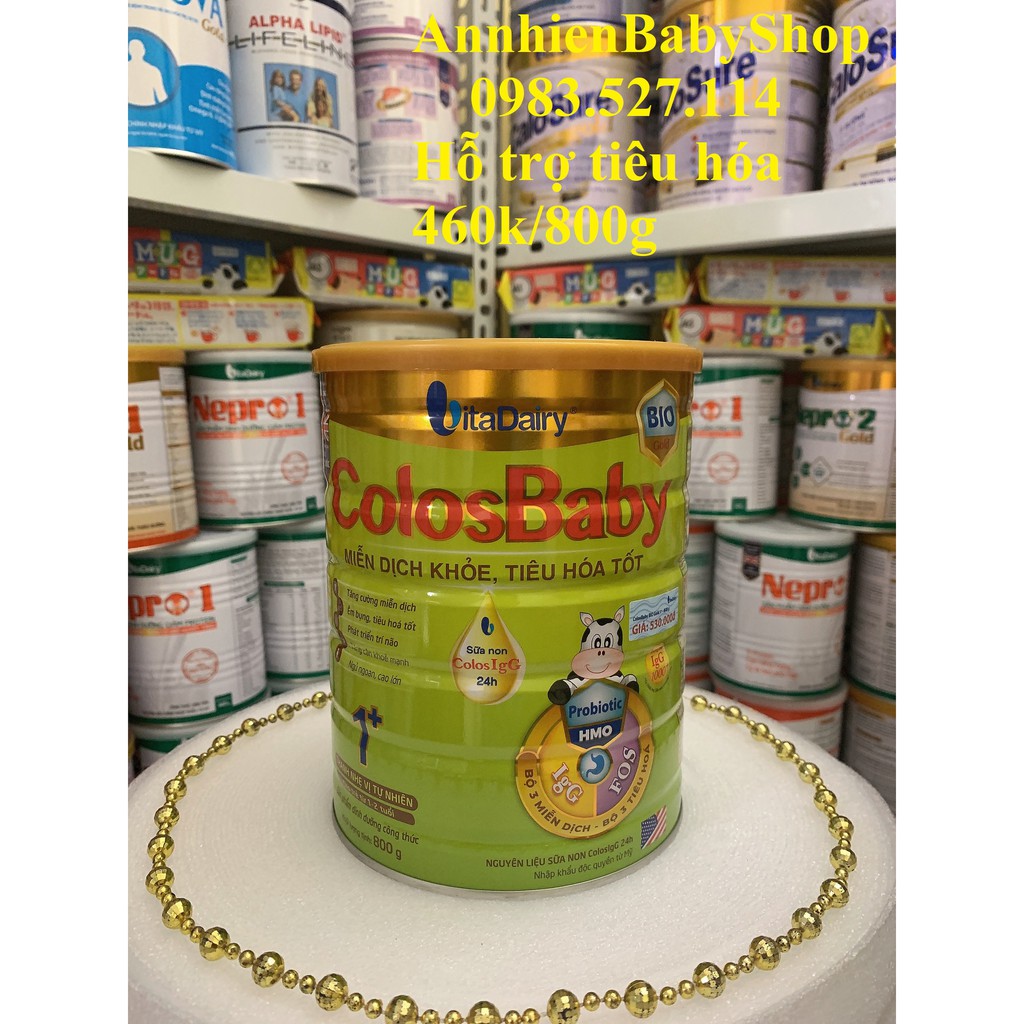 Sữa dinh dưỡngSữa colosbaby BIO số 0 1 2. Bảo vệ hệ tiêu hoá của trẻ.