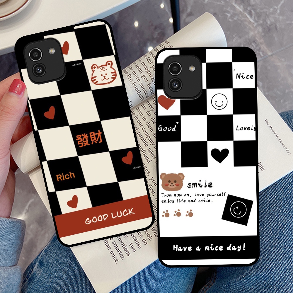 Ốp lưng Samsung A03 in hình hoạt tiết thombrowne,mickey đáng yêu siêu hot