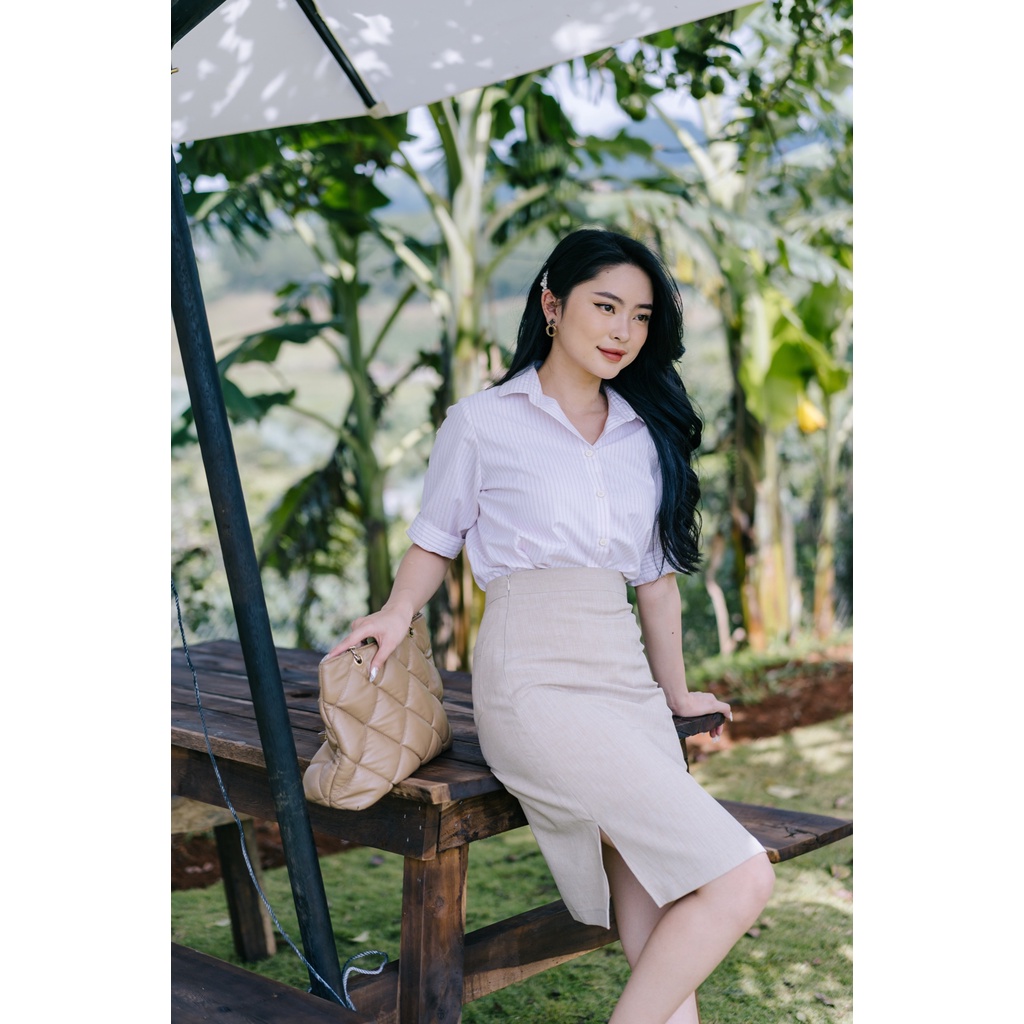 MINX - Chân Váy Eden Split Midi Skirt