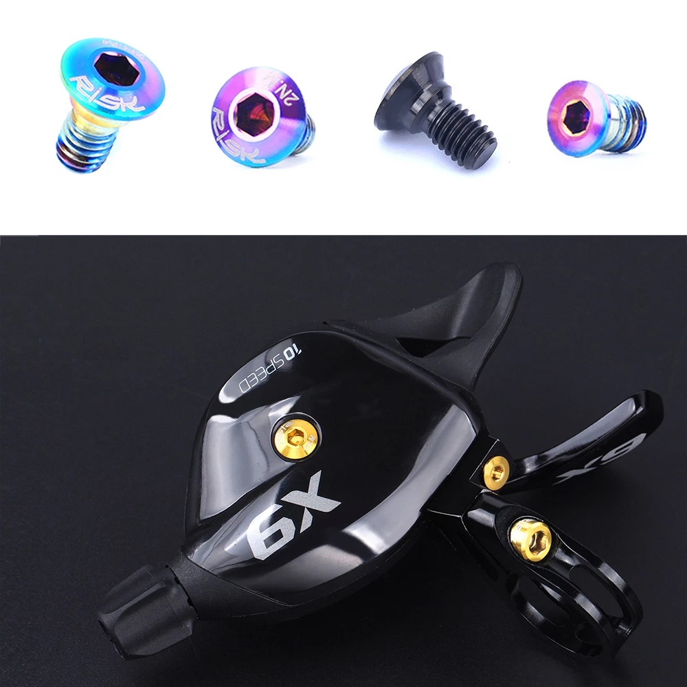 Set 6 Bu Lông Cố Định Tay Lái Bằng Hợp Kim Titan Cho Xe Đạp Leo Núi X7 X9