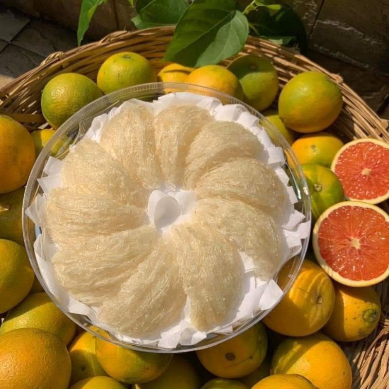 TỔ YẾN SÀO TINH CHẾ NHA TRANG KHÁNH HÒA.100gr(tặng kèm táo đỏ,đường phèn)