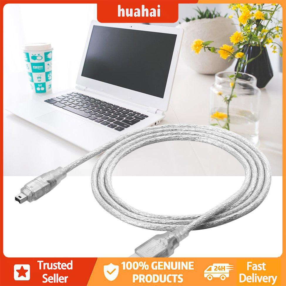 1.2m USB 2.0 Male To Firewire iEEE 1394 Cáp chuyển đổi iLink 4 chân nam