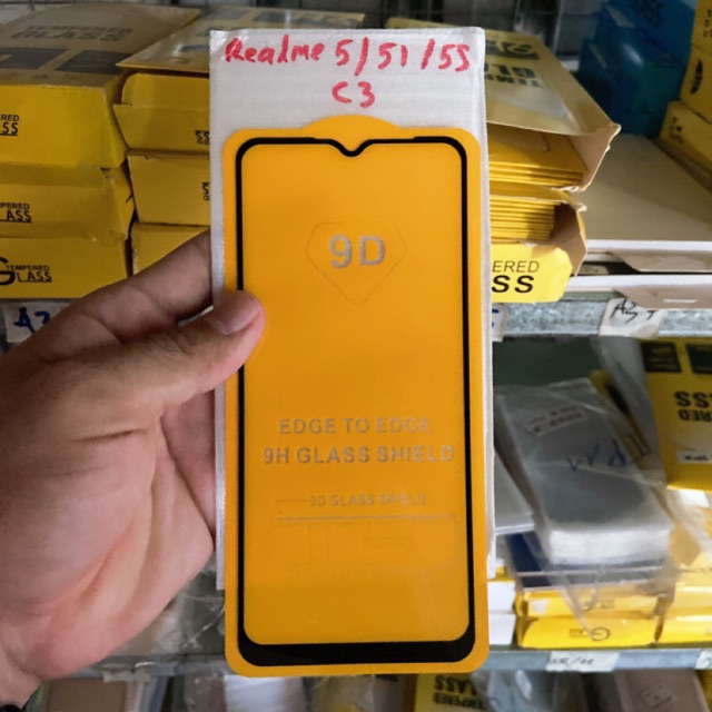 Kính Cường lực full màn hình realme 5/5i/5S/C3/C3i/K30/ 6i/6pro/5pro/C1/C2/2 pro/C11 2021/C20/C12/C15