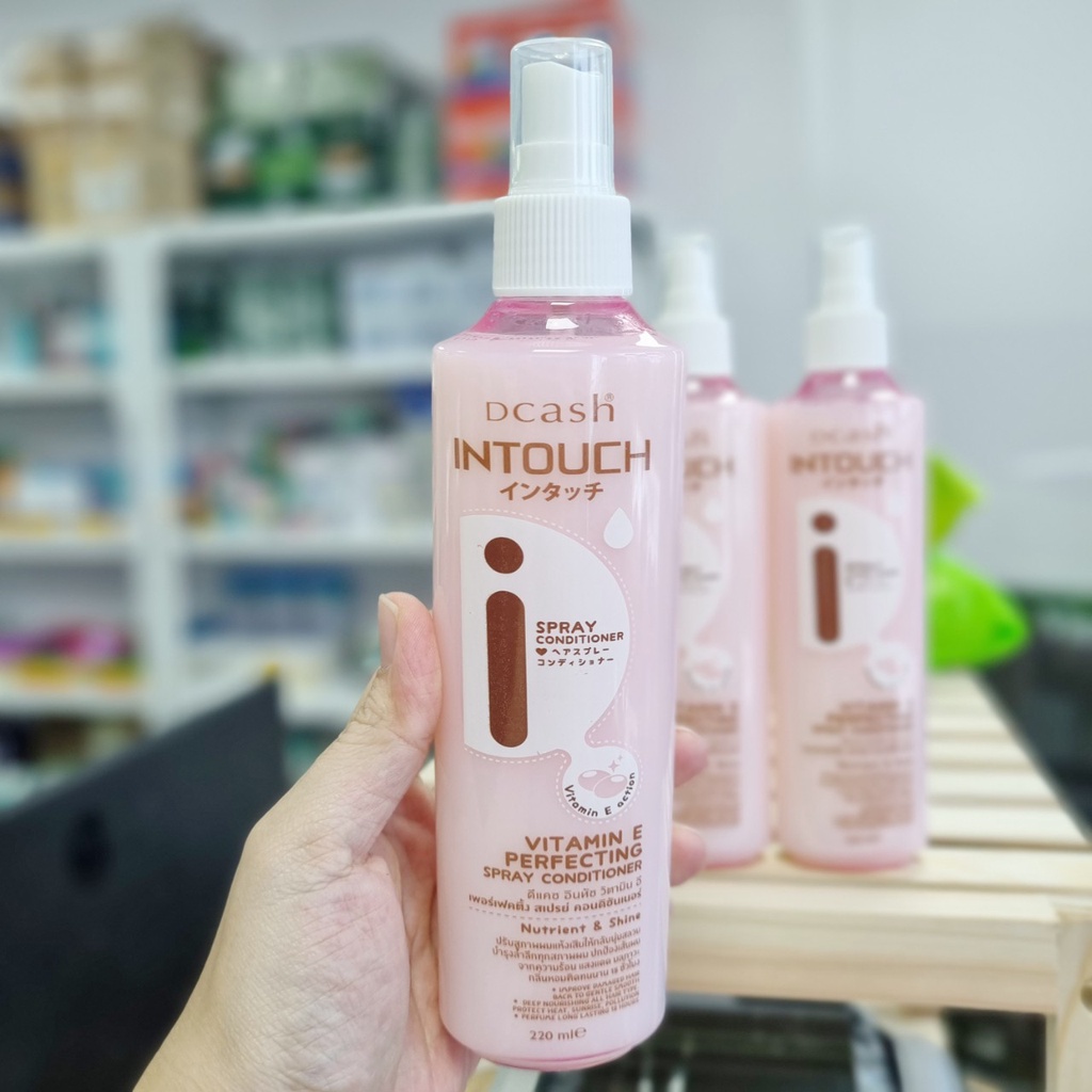 Xịt dưỡng phục hồi tóc DCASH INTOUCH Keratin & Hyaluron / Vitamin E Perfecting