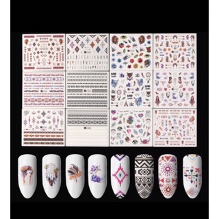 Decal, Sticker nước 3D dán móng nghệ thuật 5