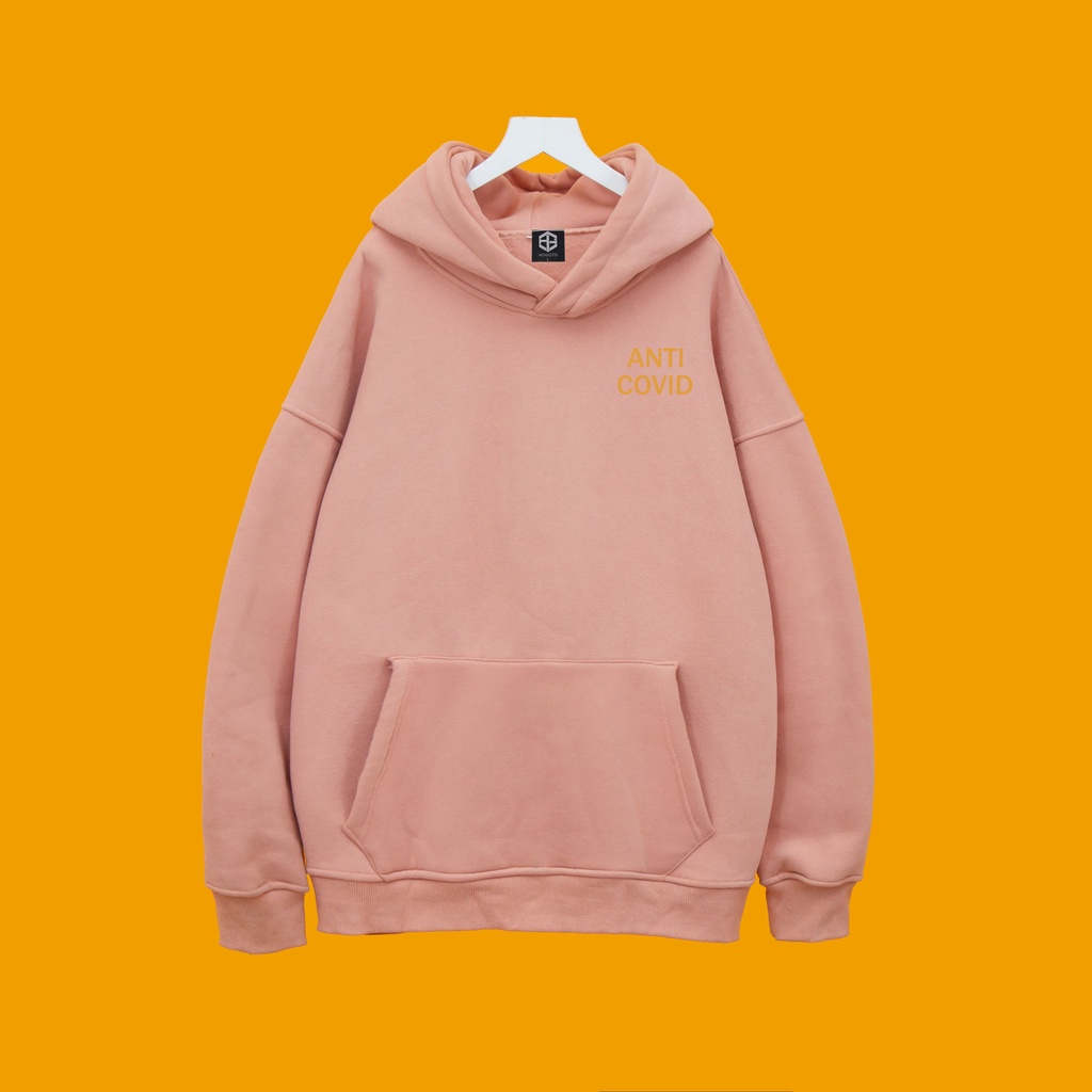 Áo nỉ Hoodie ANTI COVID Hogoto shop, áo nỉ bông unisex nam nữ