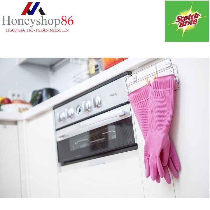 Găng tay S-cotch Brite 3-M Gia Dụng có Móc Treo - XA010911221HONEYSHOP86