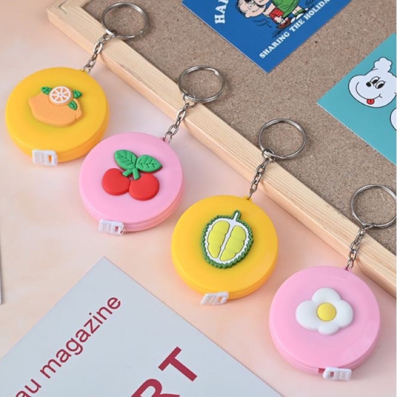 Thước dây cuộn mini rút tự động dễ thương nhỏ gọn tiện dụng