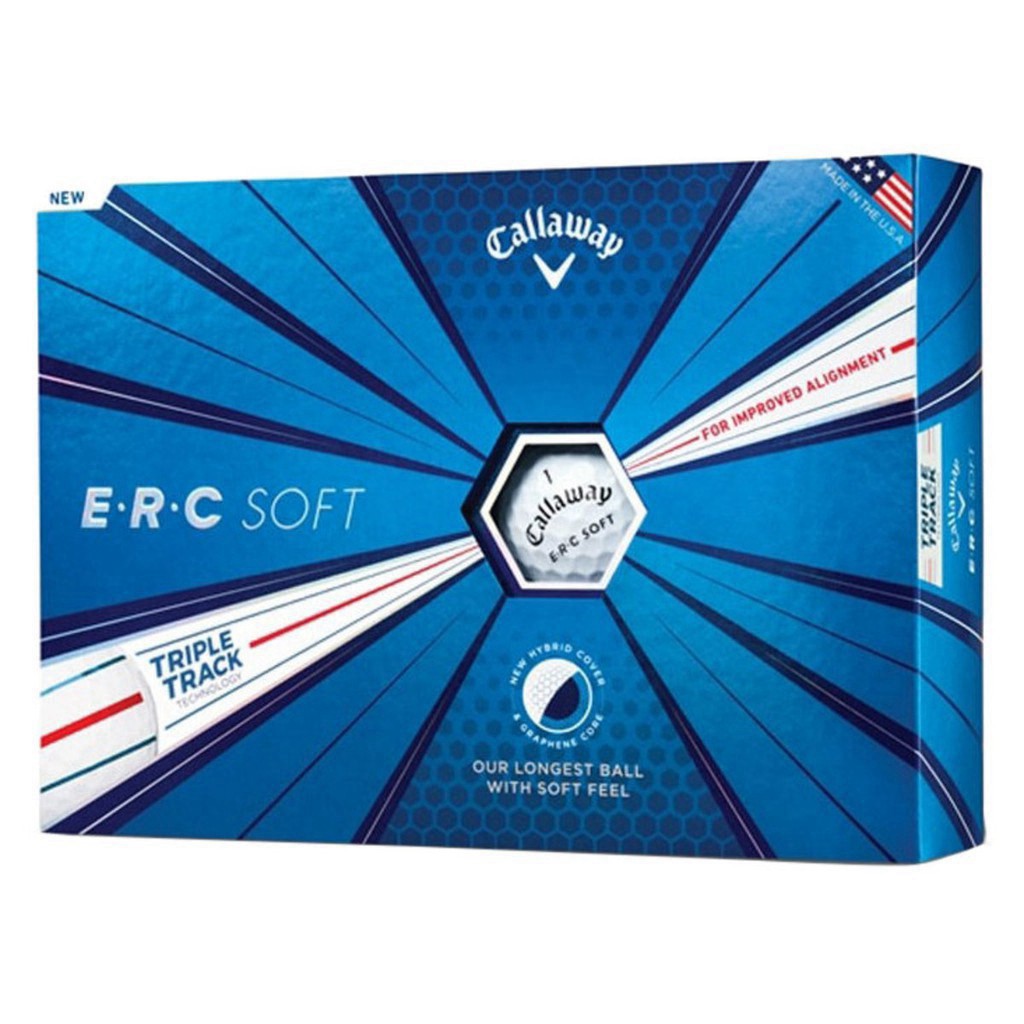 [ GIÁ CỰC SỐC ]  Bóng Chơi Golf Callaway ( 1 hộp 12 quả) - ERC SOLF 19 Triple Track [ GOLF ]