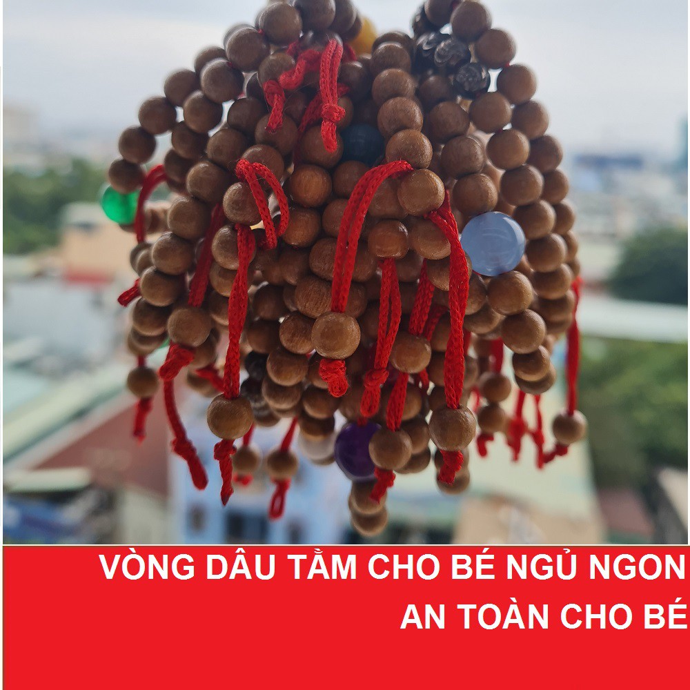 Vòng Dâu Tằm Cho Bé Ngủ Ngon