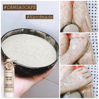 100GR Bột cám gạo CAFE nguyên chất Organic Handmade