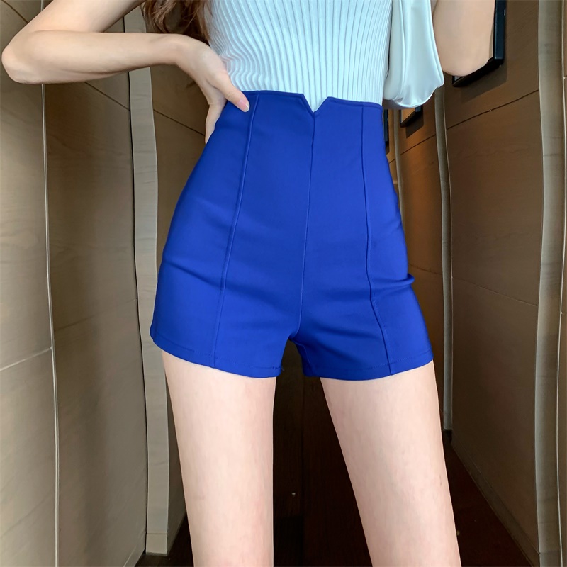 Quần đũi nữ, quần đùi nữ kiểu lưng thun freesize <55kg màu đen, be | BigBuy360 - bigbuy360.vn