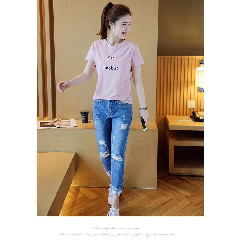 ÁO THUN NỮ LOOK AT THỜI TRANG