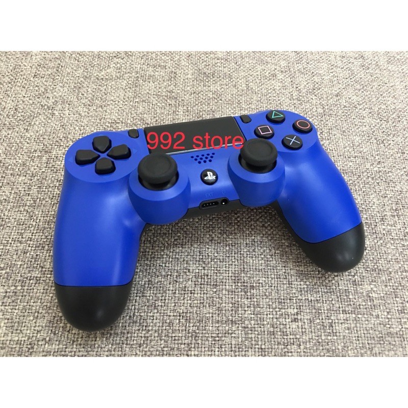 Tay cầm dualshock 4 cũ-xanh dương