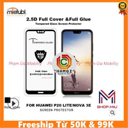 Kính cường lực Nova 3e/Nova 3 full keo, siêu hít (có video)