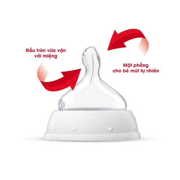 BỘ 2 NÚM TY SILICON NUK CỔ RỘNG 0-6/6-18 THÁNG