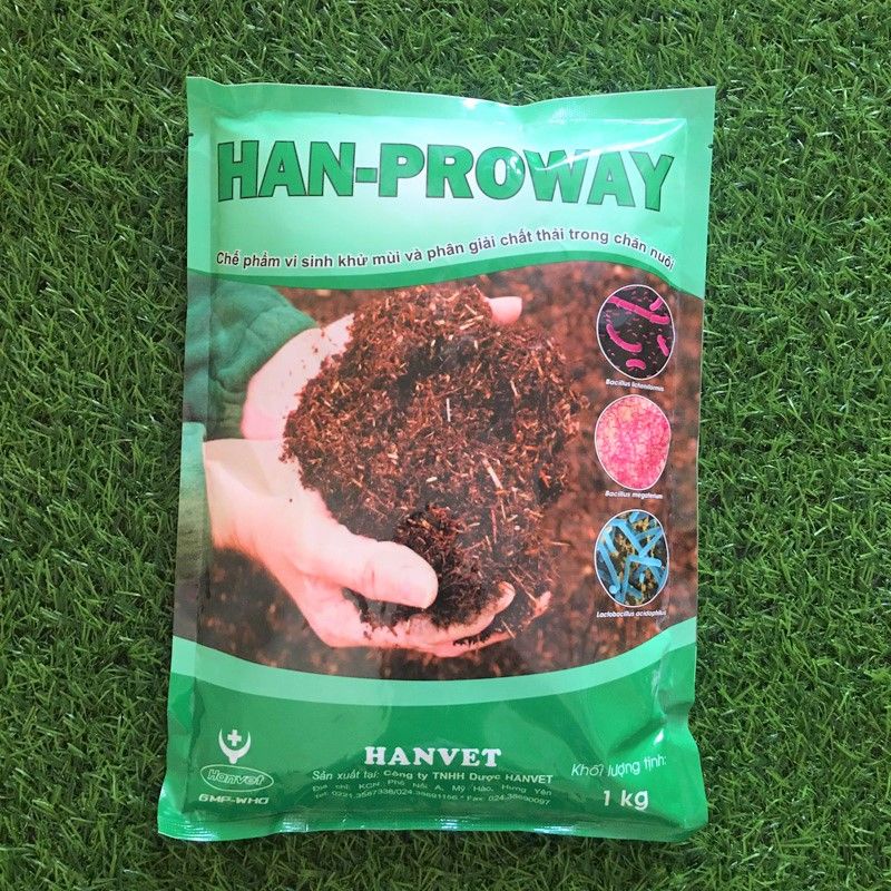 1kg. Men ủ rác Han-Proway. Men ủ rác nhà bếp nhanh  hoai chống hôi thối nấm mốc.Men ủ phân gia súc gia cầm.