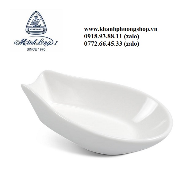 Muỗng sứ trắng Minh Long - muỗng sứ trắng