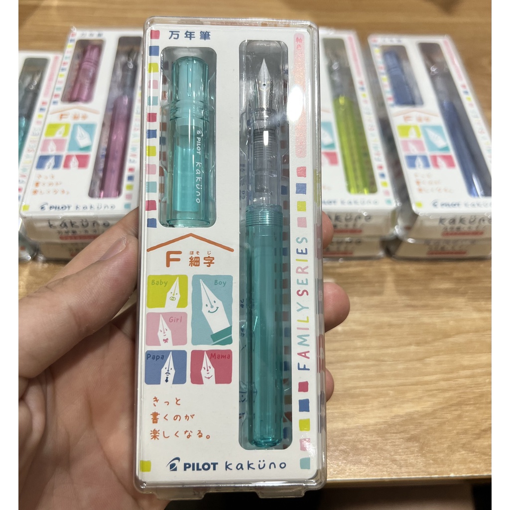 BÚT MÁY PILOT KAKUNO - thân trong suốt - có 5 màu