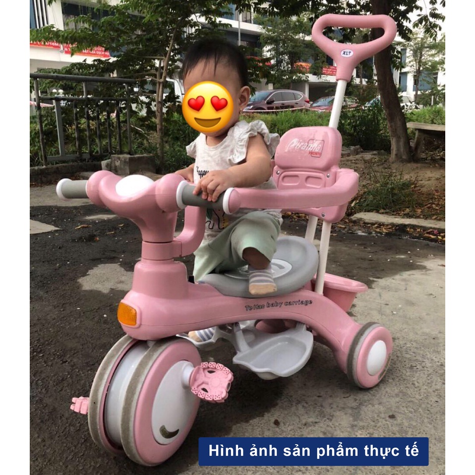 Xe đạp 3 bánh có tay đẩy đa năng 3 in 1 cho bé BBT Global Q10