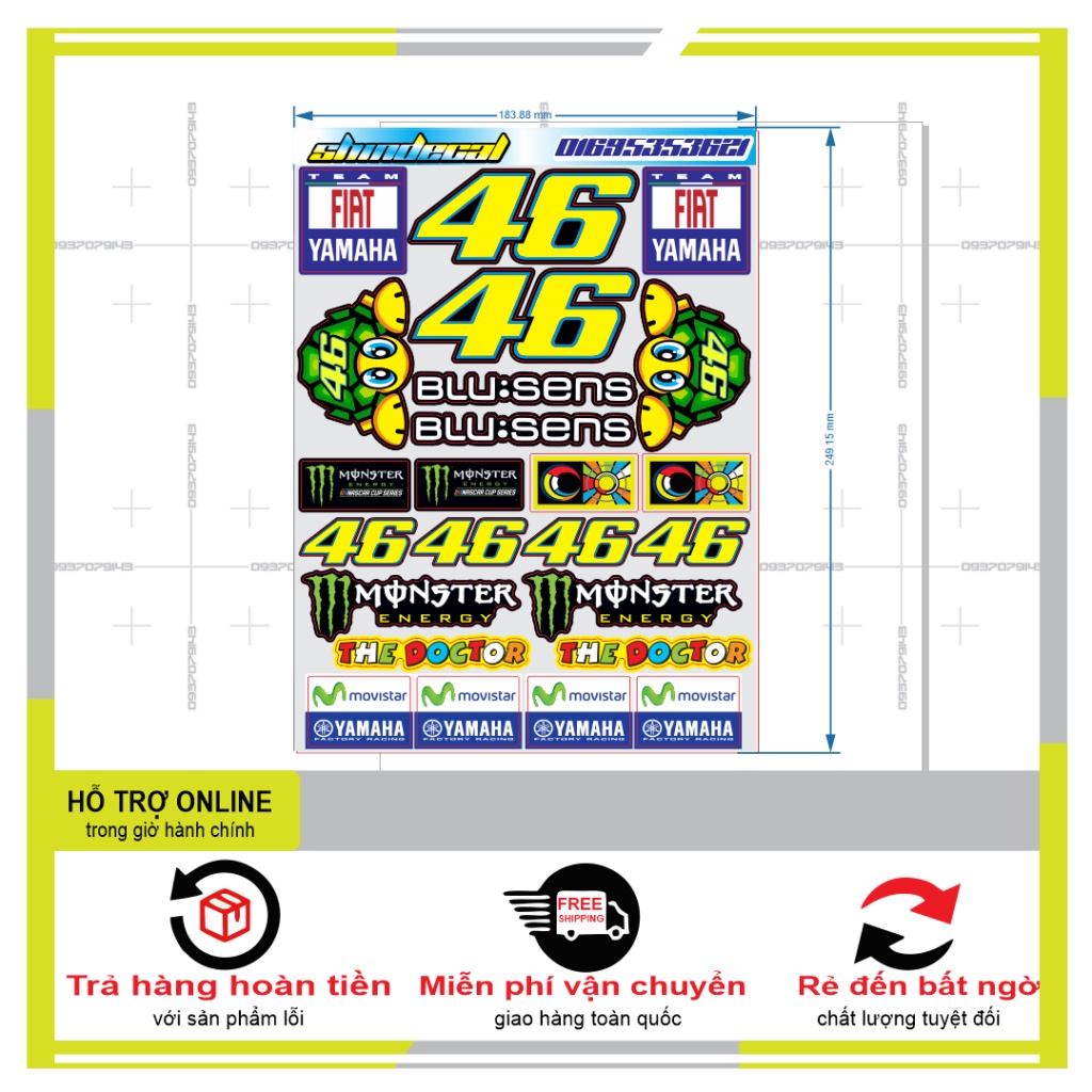 LOGO STICKER CON RÙA 08 - DUNG DECAL