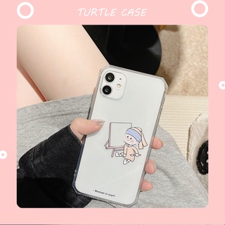 Ốp điện thoại mềm trong suốt in hoạt hình dễ thương cho iPhone 12 11 Pro Max 12 Pro Xs XR 7