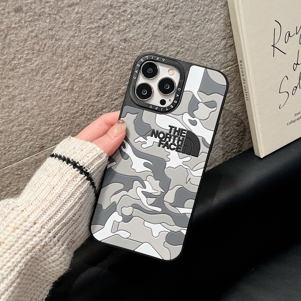 Ốp Điện Thoại Silicon Họa Tiết the north face Kiểu Thể Thao Cá Tính Cho iphone 15 14 13 12 11 pro max xr plus