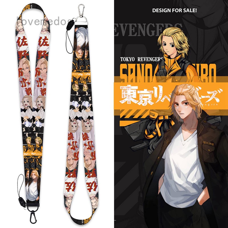 Dây đeo giữ điện thoại bao thẻ tên in họa tiết anime Tokyo Revengers độc đáo
