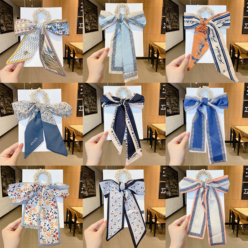 Dây Buộc Tóc Đính Ngọc Trai Nhân Tạo Thời Trang Cho Nữ