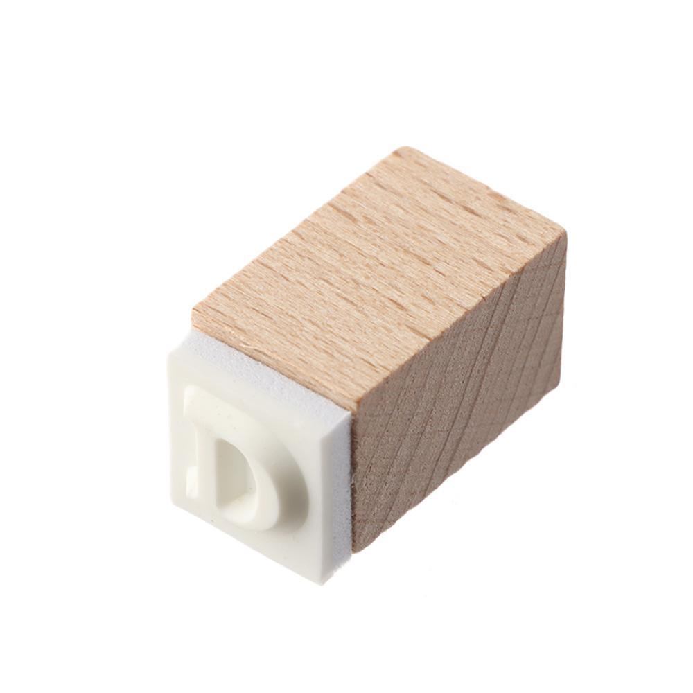 CHOOKEY Con Dấu Gỗ In Chữ Trang Trí Phong Cách Retro