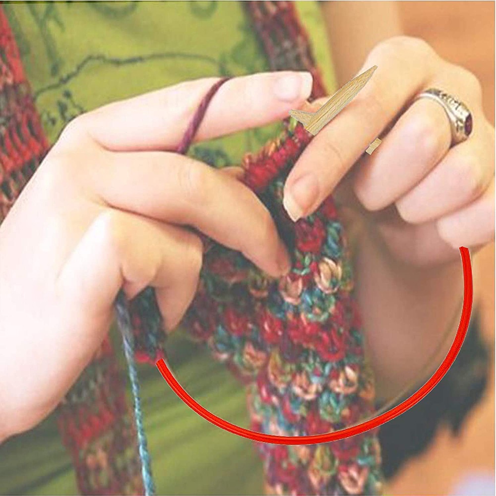 D&amp;amp;Set 18 Kim Đan Len Bằng Gỗ Tre 2mm-10mm