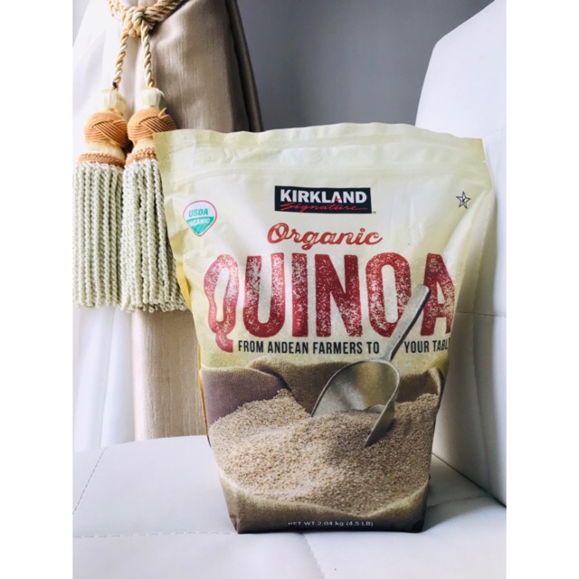 Hạt diêm mạch hữu cơ Quinoa Kirkland 2.04 kg