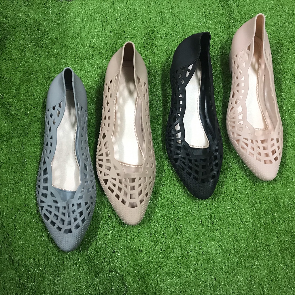 Giày búp bê nhựa lưới MS66