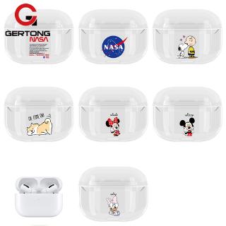 Vỏ bọc hộp sạc tai nghe Airpods Pro bằng PC cứng họa tiết hoạt hình