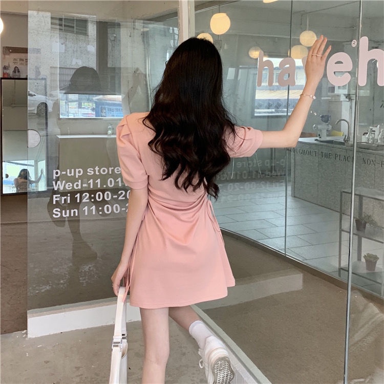 Đầm Thun polo Dáng Ôm Thời Trang Nữ Tính