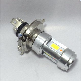 Đèn pha led 3 chân H4 gắn pha xe máy